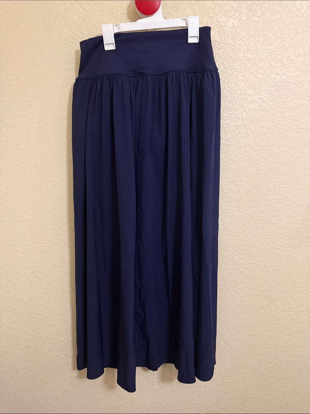 Halara Navy Blue Skirted Wide Leg Pants (Built-In Shorts) – Size Medium